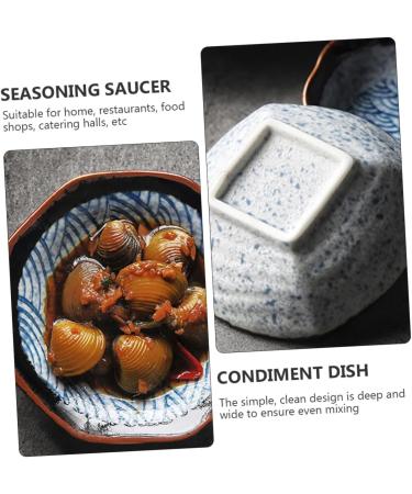 Zerodeko 2pcs Vintage Sauce Dish Dipping Sauce Plate Condiment Bowls Sushi Plushie Dipping Dishes Small Side Dish Japanese Dishes & Plates Appetizer Plate Flavor Dish Tableware Ceramics - Buy Online on SooperMarket.com