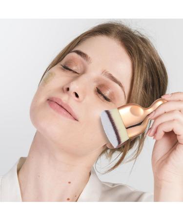High Density Angled Flat Foundation Brush | Kabuki Makeup Brush for Liquid & Powder Blending - Buy Online on SooperMarket.com