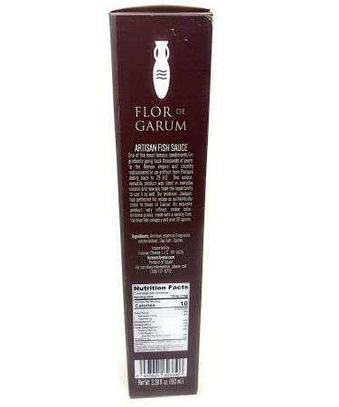Flor De Garum Artisan Fish Sauce 3.38 fl.oz - Premium Quality Seafood Condiment - Buy Online on SooperMarket.com