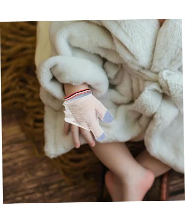 KOMBIUDA 2 Pairs Ring Biting Gloves Infants Finger Protector Kids Thumbs Infant Products Breathable Child Net As Shown 12.00X10.50X0.10CM - Buy Online on SooperMarket.com