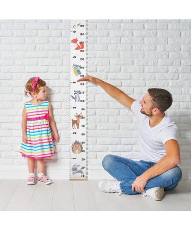 Xinzistar Canvas Nursery Height Chart for Kids | Wall Hanging Growth Ruler for Boys and Girls | Children's Bedroom Decoration (Animals) - Buy Online on SooperMarket.com