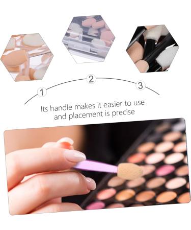Mikinona 5 Boxes Double Ended Eyeshadow Brush Sponges Makeup Sponge Applicator Cream Applicator Plastic - Buy Online on SooperMarket.com