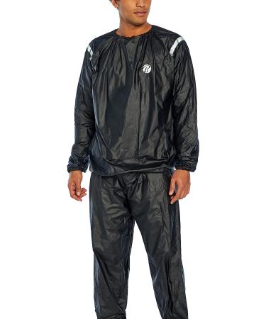 Bally Total Fitness Men's Sauna Suit in Black - Size Large-X-Large - Buy Online on SooperMarket.com