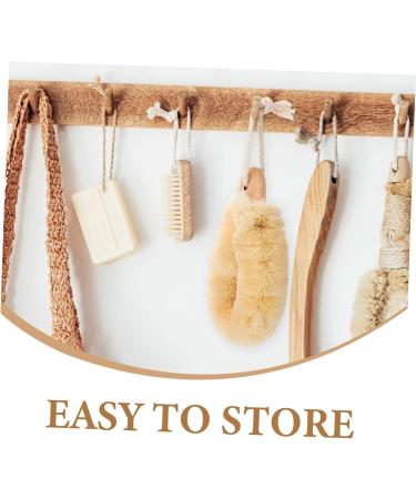 Buy Baluue Sisal Shower Brush - Wear-Resistant Bath Scrubber & Back Cleaning Sponge - Portable Body Care Tool - Buy Online on SooperMarket.com