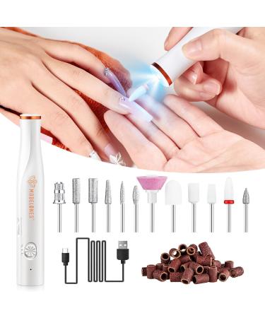 Modelones Cordless Nail Drill 22000RPM Electric Nail File with LED Light for Acrylic Gel Nails Professional Nail Drill Set with Nail Drill Bits & Sanding Bands for Quick Manicure Pedicure Kit 12 - Buy Online on SooperMarket.com
