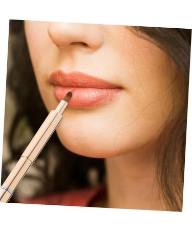 Mikinona Portable Lip Brush Lipstick Lip Brush for Women Makeup Brush for Women Lip for Women Lip Women Makeup Tools Lip Balm Applicator Lip Makeup Telescopic Lip Gloss Aluminum 13.40X0.90X0.90CM Golden - Buy Online on SooperMarket.com