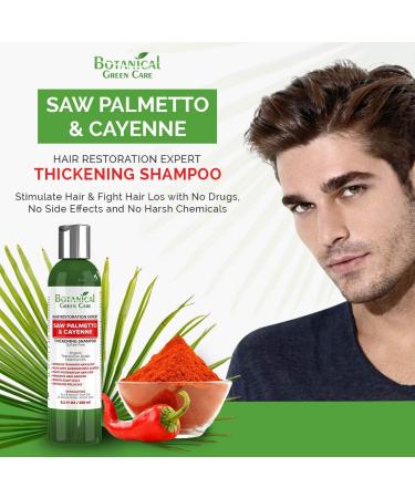 Saw Palmetto & Cayenne Shampoo - Alopecia Prevention, DHT Blocker | Doctor Developed | Sulfate-Free | 2018 Formula - Buy Online on SooperMarket.com