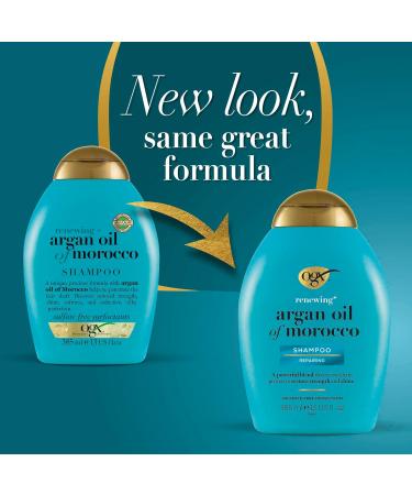OGX Argan Oil of Morocco Sulfate Free Shampoo 385ml - Hydrating Formula for Dry Hair - Buy Online on SooperMarket.com