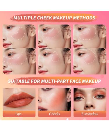 LSxia Liquid Blush Makeup Wand - Cream Blush with Cushion Applicator | Cheeks Tint for Natural Glow | Dewy Finish, Weightless & Long-wearing | #101 SEDUCTIVE-Nude Pink - Buy Online on SooperMarket.com