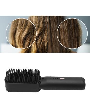 Buy Cordless Hair Straightener Brush - Ionic Heated Styling Comb | Negative Ion Hot Brush for Sleek Hair - International Shipping Available - Buy Online on SooperMarket.com