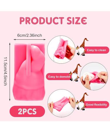 Silicone 3D Gnome Mold for DIY Soap, Resin, Wax, Polymer Clay - 1 Piece - Buy Online on SooperMarket.com