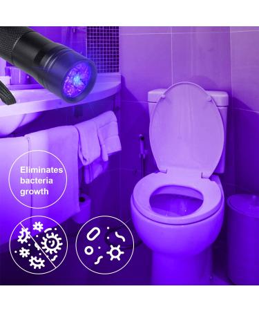 BeinHome UV Flashlight Black Light - 5 Pack UV Lamps with 12 LEDs 395nm Pet Urine Detector for Dog and Cat - Includes 15 AAA Batteries - Buy Online on SooperMarket.com