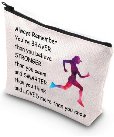 Running Lover Gifts | Inspirational Runner Bag & Cosmetics Organizer for Women | Perfect Cross Country Running Gift - Buy Online on SooperMarket.com