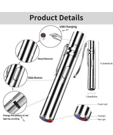 7 in 1 USB Rechargeable Cat Laser Pointer Toy | Interactive LED Red Light for Indoor Cats & Dogs | Kitten Pen Toy for Fun Playtime - Buy Online on SooperMarket.com
