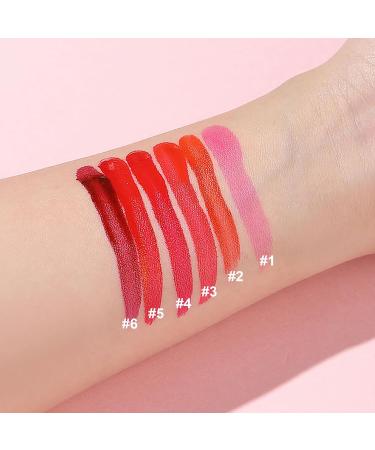 6 Colors Water Lip Stain Makeup Kit | Long-Lasting Waterproof Lip Tint for Women | Moisturizing Matte Liquid Lipstick | Vivid Color & Non-Sticky Finish - 1.6fl oz - Buy Online on SooperMarket.com