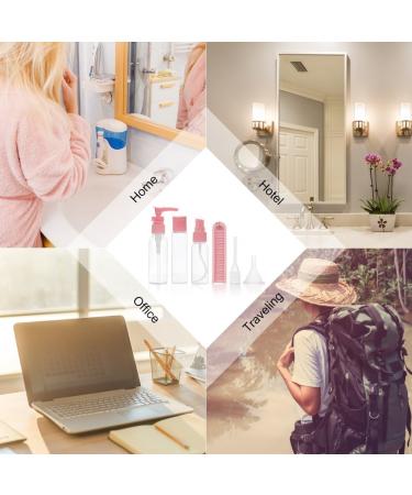 ANKROYU Travel Bottle Set Leak Proof Shampoo Liquid Squeeze Bottle Refillable Cosmetic Container for Shampoo/Body Wash/Lotion(6 Sets-A) 6 Sets A - Buy Online on SooperMarket.com