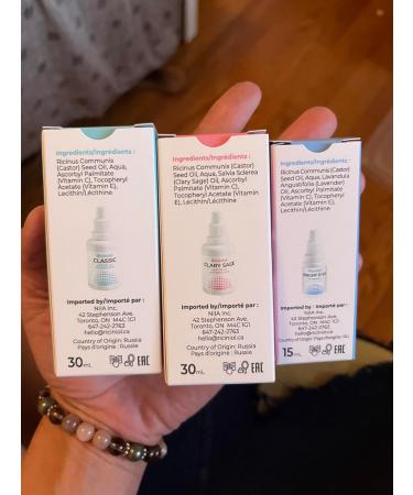 Buy Bundle 02: Clary Sage Classic & Bright Eyes - Bio-Advanced Castor Oil for All Natural Skincare | International Shipping Available - Buy Online on SooperMarket.com