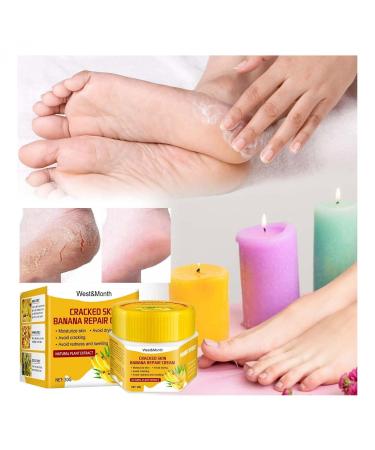 Shea Butter Foot Cream for Very Dry Feet & Cracked Heels - Effective Ointment for Soft Skin | A Size - Buy Online on SooperMarket.com