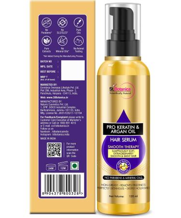 St Botanica Pro Keratin Argan Oil Hair Serum 120Ml - Buy Online on SooperMarket.com