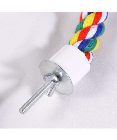 Balacoo Bird Perch Rope Bungee Bird Toy Cage Parrot Chewing Toy (40cm) Size 1 - Buy Online on SooperMarket.com