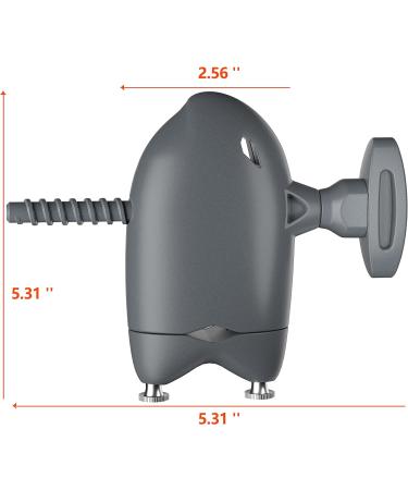 Teamaze Portable Fishing Line Spooler | Adjustable Line Counter for Spinning & Casting Reels | Grey Fish Shape Design - Buy Online on SooperMarket.com