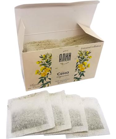 ALIN Senna Leaf Tea set 2 boxes x 20 Tea Bags (60 gr) - Buy Online on SooperMarket.com