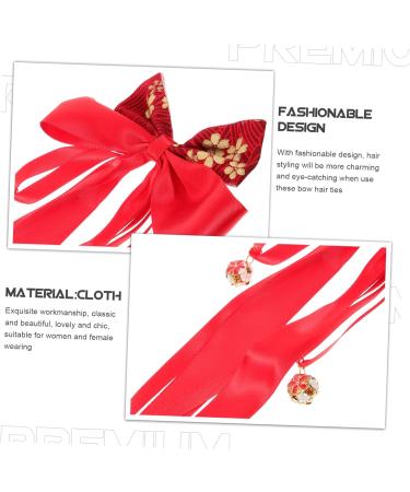 SEWACC elastic hair ties decor hair barrettes for girls hair ties girls hair ties with bows hair ties for girl hair bow hair rope bow hair ties elasticity bow tie girl child fabric - Buy Online on SooperMarket.com