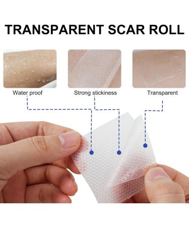 Silicone Scar Sheets 1.6x120 - Scar Removal Tape for Burn, Acne, C-Section & Surgery - Reusable & Washable - Buy Online on SooperMarket.com