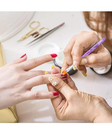 10-Part Nail Brush Set for Gel & Acrylic Nails - Perfect for Manicure & Nail Art Design | International Shipping Available - Buy Online on SooperMarket.com