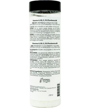 Vitabath Men's Lime & Cedarleaf Epsom Salt Muscle Soak - Soothing Workout Recovery & Relaxation - 21.2 oz - Buy Online on SooperMarket.com