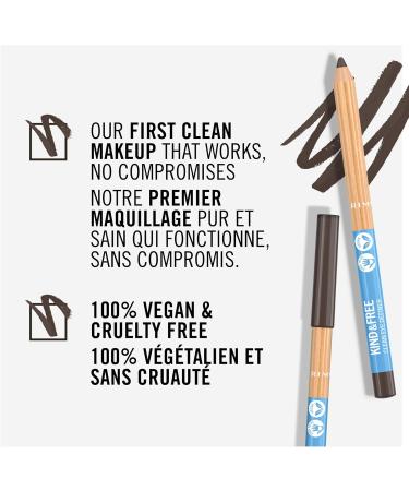 Rimmel London - Kind & Free Eye Definer 100% Vegan Ultra-Creamy Buttery Texture Intense Pigmentation Lasts Up to 12 hours Pecan - 002 - Buy Online on SooperMarket.com