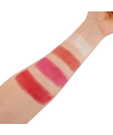 DELISOUL 8 Colors Cream Blush Highlighter Contour Stick Palette - Long Lasting Makeup Set - Buy Online on SooperMarket.com