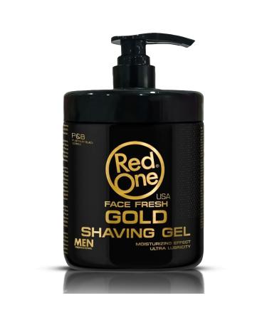 Redone Shaving Gel Gold 1000 ml | Shaving Gel Transparent Men | No Foam | Ideal for Contours