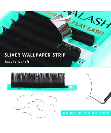 VAVALASH Cashmere Faux Mink Eye Lashes - Lightweight Classic Lash Extensions 0.15 0.2mm C D Curl | Professional Salon Use | Matte Split Tip | 6-17mm - Buy Online on SooperMarket.com