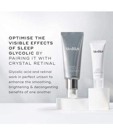 Medik8 Sleep Glycolic - Time Release AHA Overnight At-Home Peel - Brightens & Decongests - 10% Active Glycolic Acid - 30ml - Buy Online on SooperMarket.com