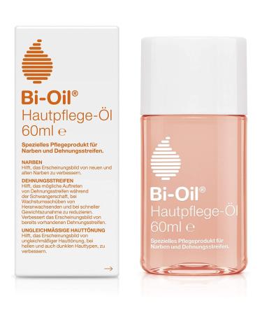 Bi-Oil skin care oil |Special care product |Helps with stretch marks and scars |Helps with dry skin and with uneven skin tinting |60 ml 60 ml (1 Pack) single