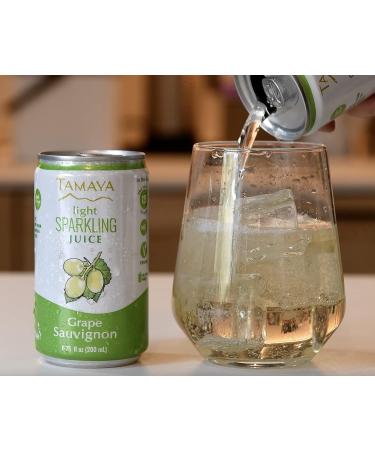 Pamper Your Taste Buds with Tamaya Light Sparkling Grape Juices Mix Discovery Case - 100% Natural NFC Fresh Pressed - No Sugar Added - Pack of 12 Mini Cans (6.75 Fl Oz) - Buy Online on SooperMarket.com