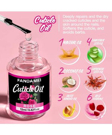 FANDAMEI Cuticle Remover Tools Kit - Professional Nail Care Set with Cuticle Softener, Nippers, Pusher, Oil, Buffer, Brush & Cotton Pad - Buy Online on SooperMarket.com