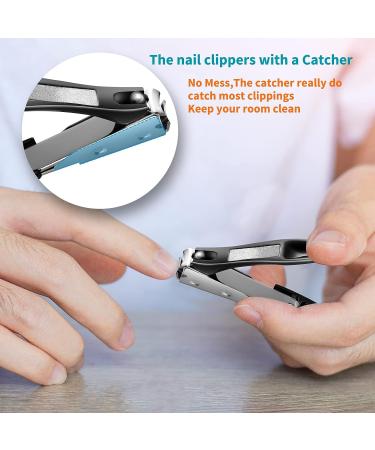 SZQHT Professional Toe Nail Clippers - Cuticle for Ingrown Fingernails - Manicure & Pedicure Kit for Elder - Thick Nails Care - Buy Online on SooperMarket.com