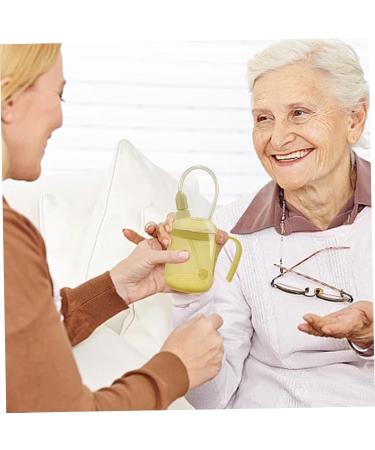 Beakers for Elderly 300ml Spill Proof Adult Sippy Cup with Scale 3-in-1 Dysphagia Cups with Straw and Handle Adult Drinking Cup for Elderly Disabled Patient Maternity Kids Adult Sippy Cup - Buy Online on SooperMarket.com