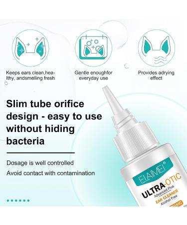 Dog Ear Cleaner Ear Infection Treatment for Dogs Cats Dog Ear Drops for Infection Antibiotics Effective Eliminates Ear Odour Dirt and Debris Pets Ultra-Otic Advanced Ear Cleaner Solution (50ml) - Buy Online on SooperMarket.com