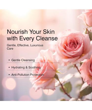 Dr Sebagh Cream Cleanser for All Skin Types - Hydrating Facial Cleanser & Makeup Remover - Deep Pore Cleanser - Rose-Scented Face Wash (3.4 fl. oz.) - International Shipping Available - Buy Online on SooperMarket.com
