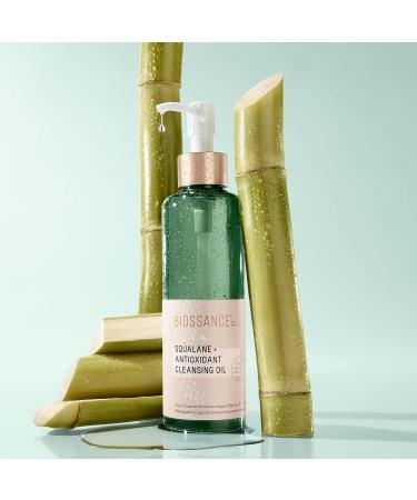 Biossance Squalane + Antioxidant Cleansing Oil - Lightweight Deep Cleansing and Makeup Remover for All Skin Types (6.7 oz) - Buy Online on SooperMarket.com