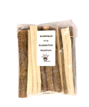 heukoenig chewing wood for rabbits guinea pigs and all rodents 500 g 500 g (1 pack)