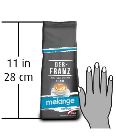 Der Franz Melange Coffee - Ground 2 x 500g | Premium International Shipping - Buy Online on SooperMarket.com