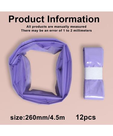 Refilling Foil for Diaper Pail - 12 Smell-Tight Cassettes 4.5m Compatible with Genius Munchkin Angelcare - Purple - Buy Online on SooperMarket.com