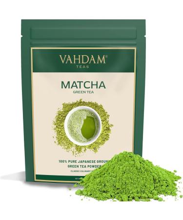 VAHDAM Matcha Green Tea Powder (25 Servings 1.76oz) Authentic Japanese Matcha Powder | Classic Culinary Grade Green Tea Matcha | Matcha Latte Mix & Smoothies