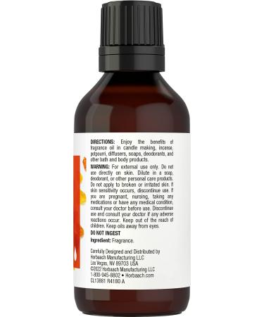 Horbaach Premium Grade Amber Fragrance Oil - 1 fl oz (30ml) - for Diffusers, Candle Making, Soap Making, DIY Projects & More - Buy Online on SooperMarket.com