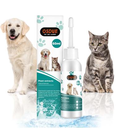 Osdue ear cleaner for dogs - ear cleaner for pets for dogs and cats I in the event of an inflammation of the ears itching and irritation ear care ear hygiene healthy ears 60 ml
