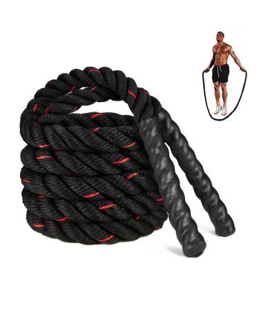 Spring rope weighted jump rope for men and women 1.3 kg heavy jumping rope for training adult jumping rope for home improves strength and muscle building full body training equipment